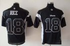 nfl minnesota vikings 18 rice black[kids]