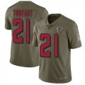 Men Nike Atlanta Falcons #21 Desmond Trufant Olive Salute To Service Limited Jersey