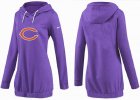 Women Chicago bears Logo Pullover Hoodie-029