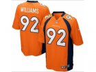 Nike NFL Denver Broncos #92 Sylvester Williams orange Jerseys[game][williams]