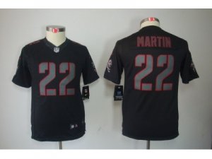 Nike Youth Tampa Bay Buccaneers #22 Doug Martin Black Jerseys(Impact Limited)