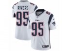 Mens Nike New England Patriots #95 Derek Rivers Vapor Untouchable Limited White NFL Jersey