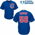 Men's Majestic Chicago Cubs #56 Hector Rondon Replica Royal Blue Alternate Cool Base MLB Jersey