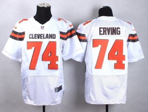 Nike Cleveland Browns #74 Cameron Erving white jerseys(Elite)