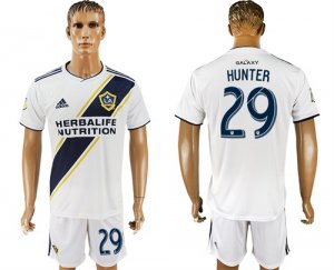 2018-19 Los Angeles Galaxy 29 HUNTER Home Soccer Jersey