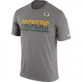 Mens Green Bay Packers Nike Practice Legend Performance T-Shirt Grey