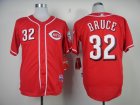 MLB Cincinnati Reds #32 Jay Bruce red Jerseys