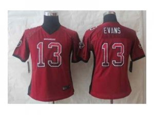 Nike women jerseys tampa bay buccaneers #13 evans red[drift fashion]