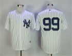 Yankees #99 Aaron Judge White Cool Base Jersey