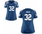 Women's Nike Indianapolis Colts #32 T.J. Green Royal Blue Team Color NFL Jersey