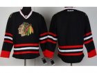 NHL Chicago Blackhawks Blank Black Jerseys