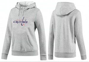 NHL Women Washington Capitals Logo Pullover Hoodie 17