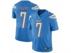 Nike Los Angeles Chargers #7 Doug Flutie Vapor Untouchable Limited Electric Blue Alternate NFL Jersey