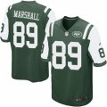 Mens Nike New York Jets #89 Jalin Marshall Game Green Team Color NFL Jersey