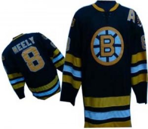 nhl boston bruins #8 neely black