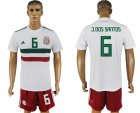 Mexico 6 J.DOS SANTOS Away 2018 FIFA World Cup Soccer Jersey