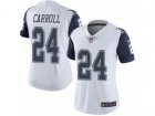 Women Nike Dallas Cowboys #24 Nolan Carroll Limited White Rush NFL Jersey