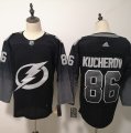 Lightning #86 Nikita Kucherov Black Alternate Adidas Jersey