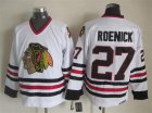 NHL Chicago Blackhawks #27 Jeremy Roenick white Throwback Stitched jerseys