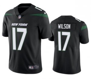 Nike Jets #17 Garrett Wilson Black 2022 NFL Draft Vapor Untouchable Limited Jersey