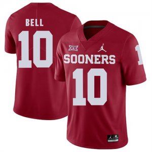 Oklahoma Sooners #10 Blake Bell Red College Football Jersey