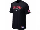 Nike Chicago Cubs Black Short Sleeve Practice T-Shirt