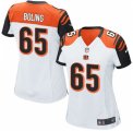 Womens Nike Cincinnati Bengals #65 Clint Boling Game White NFL Jersey