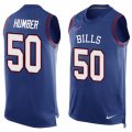 Mens Nike Buffalo Bills #50 Ramon Humber Limited Royal Blue Player Name & Number Tank Top NFL Jersey