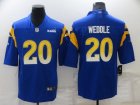 Nike Rams #20 Eric Weddle Royal Vapor Untouchable Limited Jersey