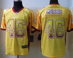 2013 NEW Nike Washington Red Skins #46 Morris Drift Fashion Gold Elite Jerseys