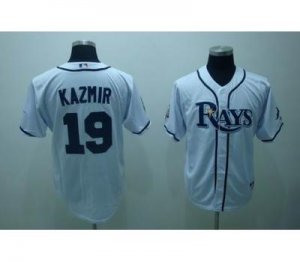 mlb tampa bay rays #19 kazmir white(2008 ws patch)