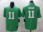 Nike Eagles #11 A. J. Brown Green 2022 NFL Draft Color Rush Limited Jersey
