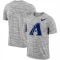 Arizona Diamondbacks Nike Heathered Black Sideline Legend Velocity Travel Performance T-