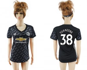 2017-18 Manchester United 38 TUANZEBE Away Women Soccer Jersey