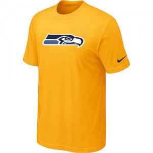 Nike Seattle Seahawks Sideline Legend Authentic Logo Dri-FIT T-Shirt Yellow