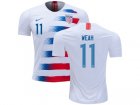 2018-19USA #11 Weah Home Soccer Country Jersey