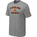 Cleveland Browns Heart & Soul Light grey T-Shirt