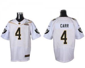 2016 Pro Bowl Nike Oakland Raiders #4 Derek Carr white Jersey(Elite)