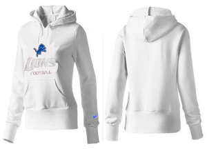 Women Detroit Lions Logo Pullover Hoodie-022