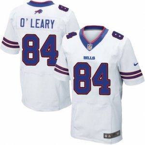 Mens Nike Buffalo Bills #84 Nick OLeary Elite White NFL Jersey