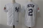 Yankees #2 Derek Jeter White 2017 Stars & Stripes Flexbase Jersey