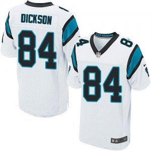 Nike Carolina Panthers #84 Ed Dickson white Jerseys(Elite)