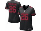 Women Nike San Francisco 49ers #26 Rashard Robinson Game Black Alternate NFL Jersey