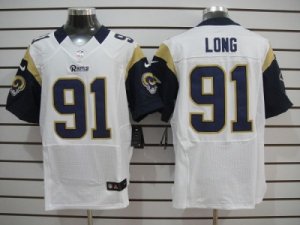 Nike NFL st. louis rams #91 long white Elite Jerseys