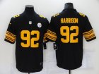 Nike Steelers #92 James Harrison Black Color Rush Limited Jersey