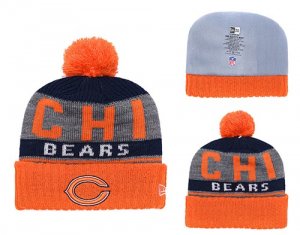 Bears Fresh Logo Orange Pom Knit Hat YD