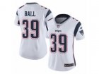 Women Nike New England Patriots #39 Montee Ball Vapor Untouchable Limited White NFL Jersey