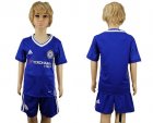 Chelsea Blank Blue Home Kid Soccer Club Jersey