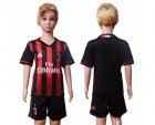 AC Milan Blank Home Kid Soccer Club Jersey