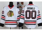 NHL Chicago Blackhawks #00 Griswold white 2015 Stanley Cup Champions jerseys